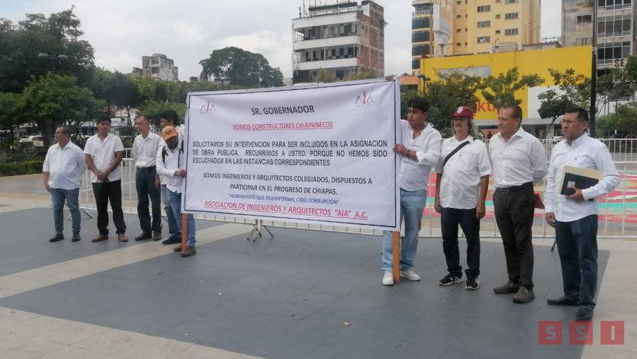 Ingenieros chiapanecos exigen obra pública y transparencia Susana Solis Informa
