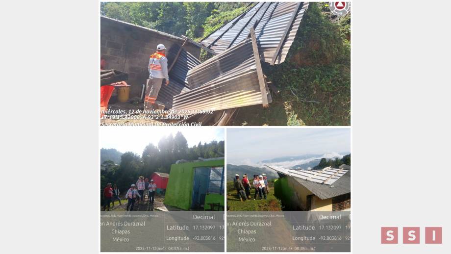 El Frente Frío No13 en Chiapas deja más de 400 familias afectadas Susana Solis Informa