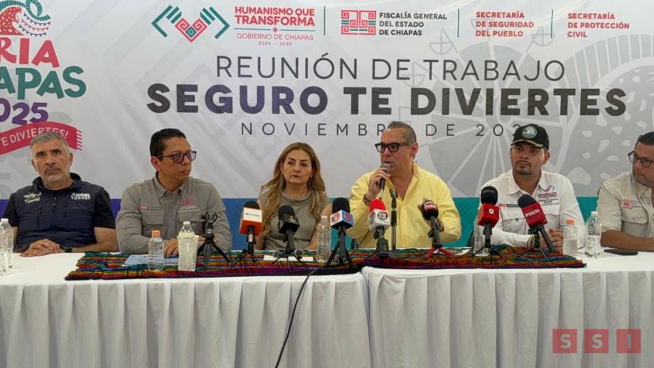 Alistan fuerte operativo para la Feria Chiapas 2025 Susana Solis Informa