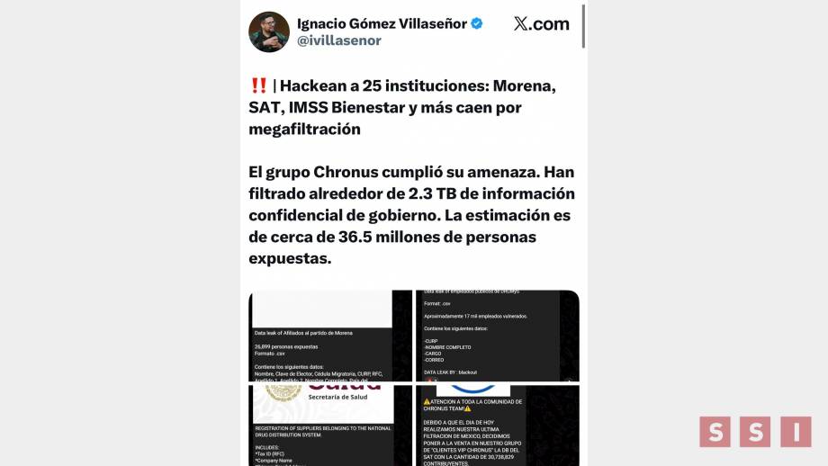 Hackean a la Secretaría Anticorrupción de Chiapas - Susana Solis Informa