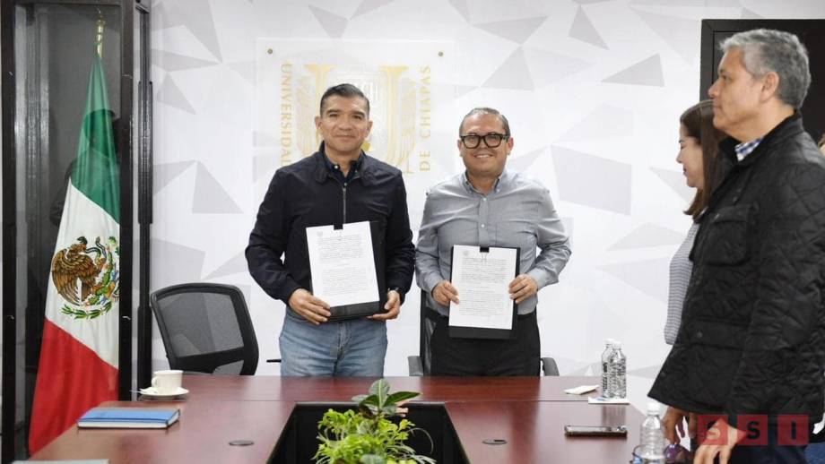 Suscriben UNACH y el ISSTECH un convenio de Prestación de Servicios - Susana Solis Informa