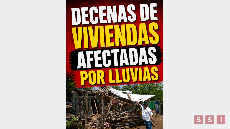 Susana Solis Informa MÁS de 50 viviendas afectadas por lluvias en Chiapas