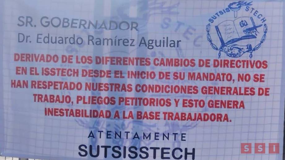 Inician paro de labores trabajadores del ISSTECH; piden atención de pliego petitorio - Susana Solis Informa