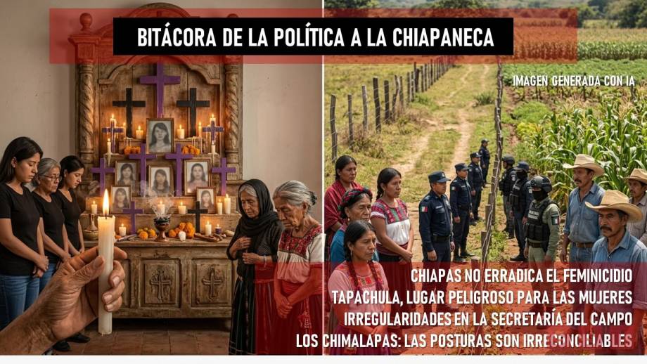 Chiapas; tercer lugar nacional en feminicidios - Susana Solis Informa