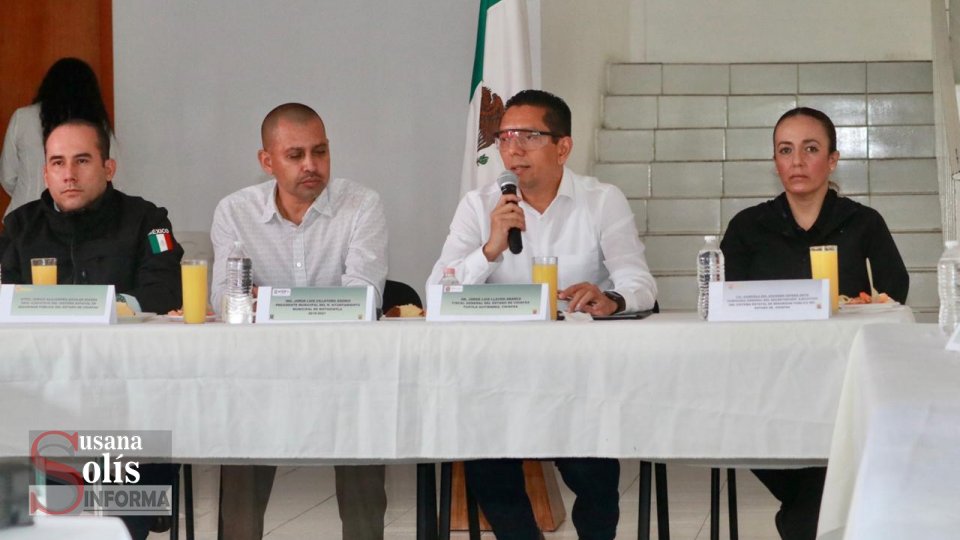 Exhortó a las y los alcaldes a fortalecer las estrategias estatales que emana la Mesa de Seguridad Estatal q
